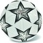 Míč kožený fotbalový stříbrný č.5