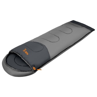 NC2008 ANTRACIT/ORANŽOVÝ PRODLOUŽENÝ SPACÍ PYTEL NILS CAMP