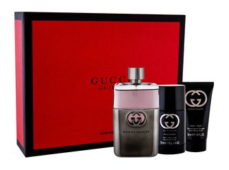 Gucci Guilty Pour Homme toaletní voda 90ml + deostick 75 ml + balzám po holení 50 ml