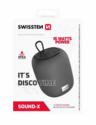 Repro Bluetooth SWISSTEN SOUND-X, šedá