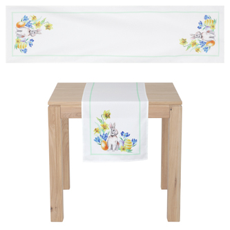 Běhoun, velikonoční motiv,  40x150cm, 100%polyester.