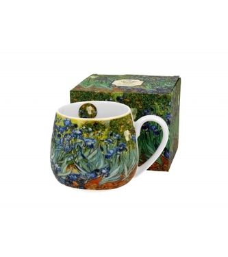 Porcelánový hrnek Irises inspired by Van Gogh 430 ml v dárkovém boxu