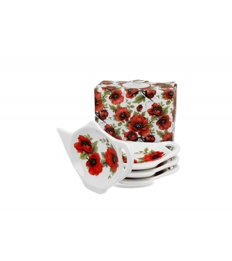 Porcelánová miska na čaj Lina sada 4 ks