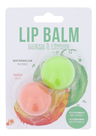 2K Lip Balm balzám na rty 2,8 g + balzám na rty 2,8 g Peach