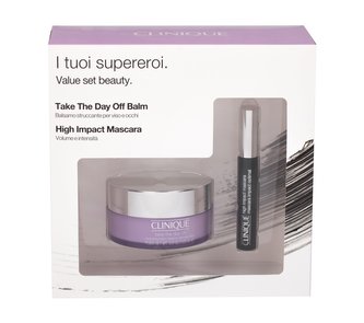 Clinique Take the Day Off odličovací balzám 125 ml + řasenka High Impact 7 ml 01 Black