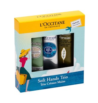 L´Occitane Almond krém na ruce 30 ml + krém na ruce Shea Butter 30 ml + krém na ruce Verveine 30 ml