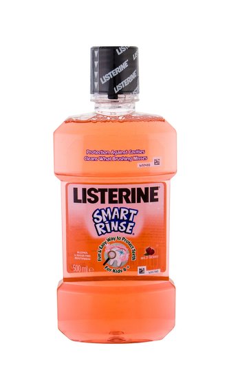 Listerine Smart Rinse Ústní voda Mild Berry 500 ml pro děti