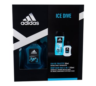 Adidas Ice Dive toalení voda 50 ml + sprchový gel 250 ml