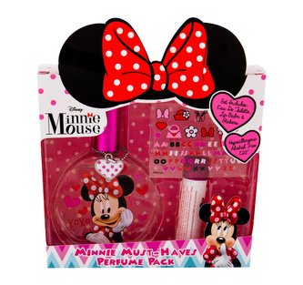 Disney Minnie Mouse toaletní voda 50 ml + balsam na rty 3,5 g + samolepky