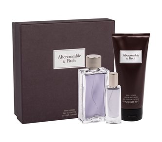 Abercrombie & Fitch First Instinct toaletní voda 100 ml + toaletní voda 15 ml + sprchový gel 200 ml