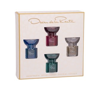 Oscar de la Renta La Collection Oscar toaletní voda Blue Orchid 7,5 ml + toaletní voda Esprit D´Oscar 7,5 ml + toaletní voda Jasmine 7,5 ml + toaletní voda Rose 7,5 ml