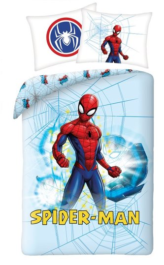 HALANTEX Povlečení Spiderman  Bavlna, 140/200, 70/90 cm