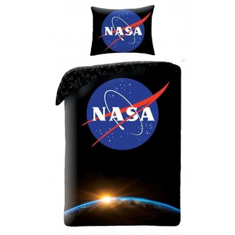 HALANTEX Povlečení NASA Black  Bavlna, 140/200, 70/90 cm