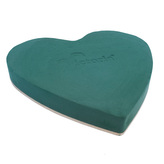 Srdce EKO 63 cm s aranžovací hmotou na květiny - mokrá