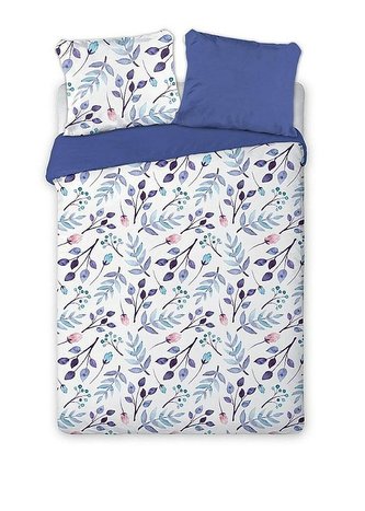 FARO Povlečení bavlněný satén Aquarell větvičky  Bavlna - Satén, 140/200, 2x70/90 cm