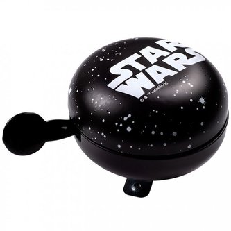 SEVEN Kovový retro zvonek na kolo Star Wars logo Kov, Průměr 9 cm, výška 5,5 cm