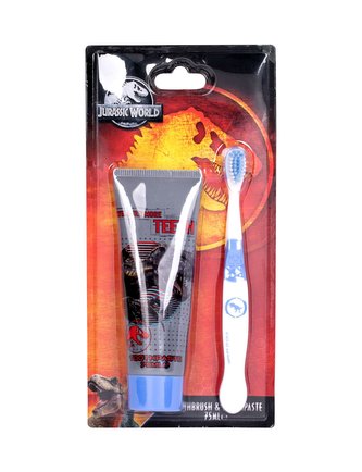 Universal Jurassic World zubní kartáček 1 ks + zubní pasta 75 ml