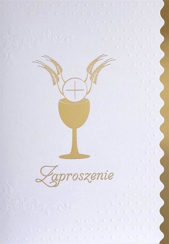 Zaproszenie Komunia