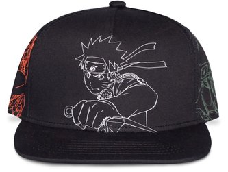 Kšiltovka Naruto Shippuden: Obrys Postavy (nastavitelná)