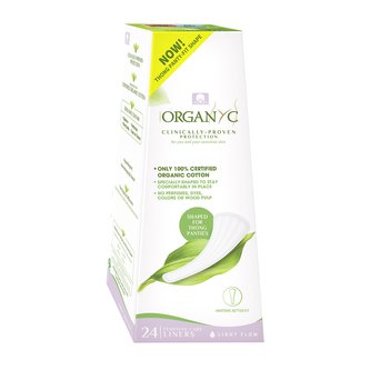 Organyc Slipové vložky na tanga (24 ks) - z biobavlny, 1 kapička