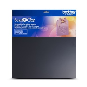 Brother CAEBSTS1 ScanNCut, šablonový mat. pro embosování 3ks 12x12"