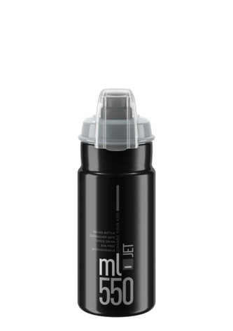 lahev ELITE Jet  Plus 21´ černá/šedé logo 550 ml