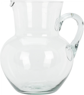 Skleněný džbán 2,4 l z recyklovaného skla 21x15 cm