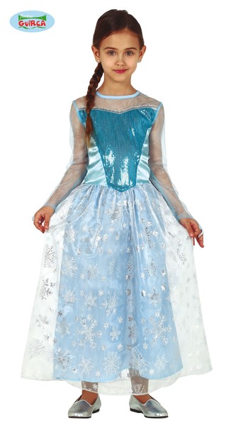 Zimní princezna Elsa kostým 7-9 let