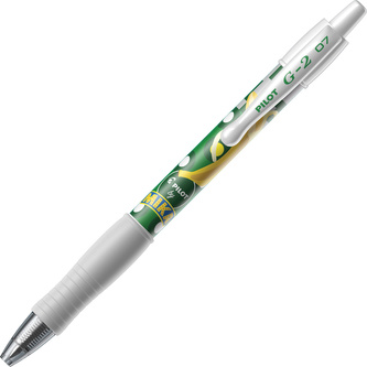 Pilot, Gelový roller G-2, 0.7, (M) střední, zelená, Mika edice