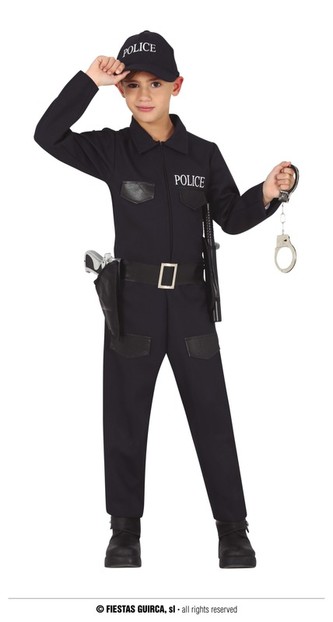 Policista dětský kostým 7-9 let