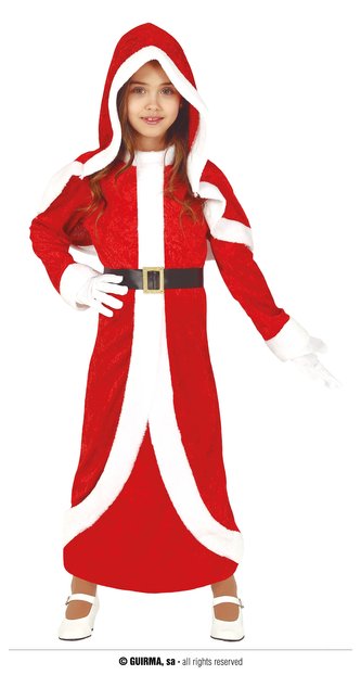 Dívčí kostým Santa Claus 7-9 let
