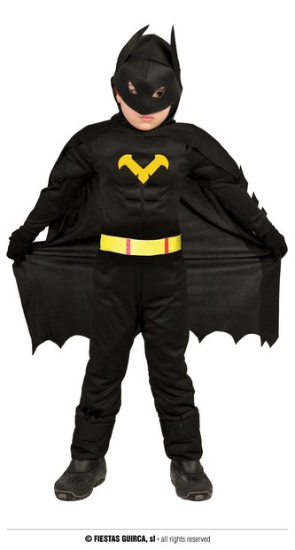 Kostým Batboy  Black hero Batman 3-4 roky