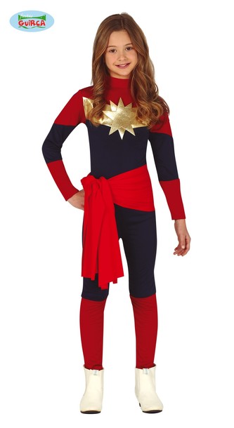 Captain Marvel dětský kostým 10-12 let