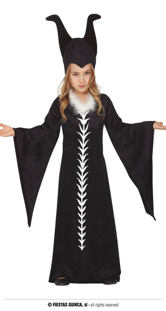 Královna černé magie Zloba kostým Maleficent 10-12 let