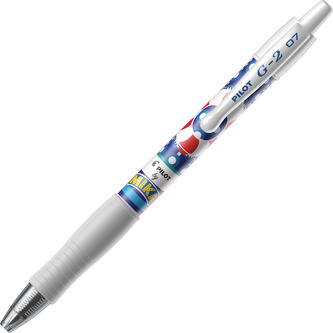 Pilot, Gelový roller G-2, 0.7, (M) střední, modrá, Mika edice