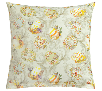 Povláček EMA - Velikonoce - Vajíčko šedá - 45x45 cm