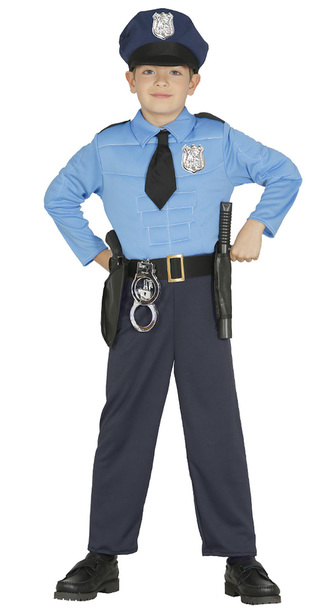 Kostým policista 3-4 roky