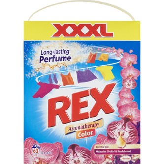 Prací prášek na barevné prádlo Rex Color - 66 praní - 3,96 kg