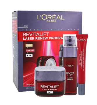 L´Oréal Paris Revitalift Laser Renew denní pleťová péče 50 ml + pleťové sérum 30 ml + oční krém 15 ml