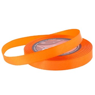 Stuha saténová 12 mm/32 m - oranžová