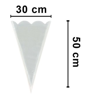 Kornout 30 x 50 cm celofán - 100 ks