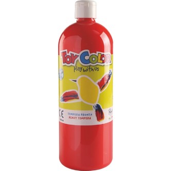 Temperová barva Toy Color 1000ml - červená