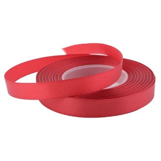Stuha saténová 12 mm/32 m - světle bordó