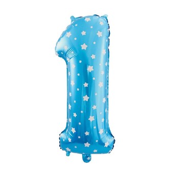 Nafukovací číslice '1' modrá 61 cm