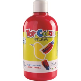 Temperová barva Toy color 500ml - červená