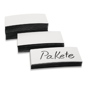 Magnetoplan magnetické etikety bílé 30x100x0,6 mm