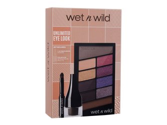 Wet n Wild Unlimited Eye Look paletka očních stínů Color Icon 10 Panshadow Palette 10 g V.I. Purple + pomáda na obočí Ultimate Brow Pomade 2,5 g Medium Brown