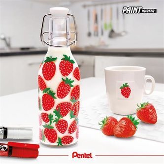 Popisovač "MMP20", žlutá, 2 mm, kuželový hrot, PENTEL MMP20-GO