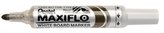 Popisovač na bílou tabuli "Maxiflo MWL5M", hnědá, 2,5 mm, kuželový hrot, PENTEL