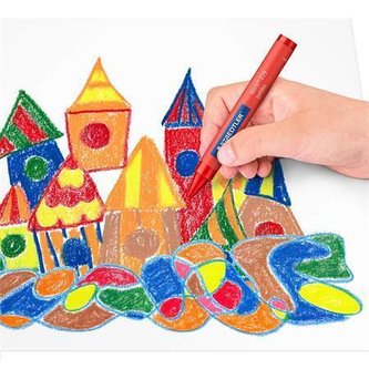 Voskovky "Noris Club Jumbo", 8 barev, STAEDTLER